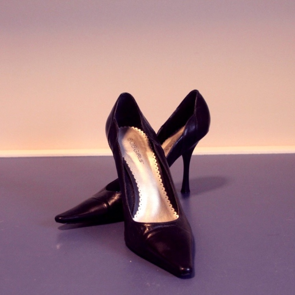 Business up front - party in the back heels